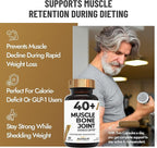 Helps Preserve Muscle After 40 | Clinically Studied Polycan Beta-Glucan | Supports Strength Bone Density & Joint Mobility | 40+ Scientific Studies | 60 Caps