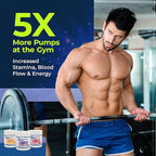 L-ARGININE PRO | 5,500mg L-Arginine Plus L-Citrulline 1,100mg Orange Powder Drink Mix Supplement for Increased Nitric Oxide Production