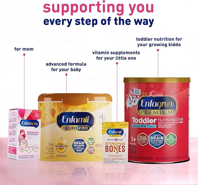 Enfamom Prenatal Vitamin Supplement for Pregnant and Lactating Women from Enfamil, 30 Softgels, Omega-3 DHA + Folate + Calcium