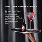 Vitamin B12 2500 mcg 2 oz Liquid Drops for Energy Production, Nervous System Health - No Artificial Preservatives, Non-GMO, Gluten Free, Vegan-Friendly