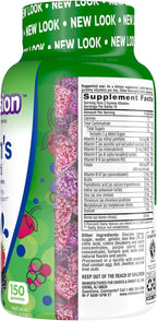 vitafusion Adult Gummy Vitamins for Men, Berry Flavored Men’s Multivitamin Gummy Supplement with Vitamins A, C, D, E, B6, B12, 75 Day Supply, 150 Count