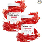 The Fiber Gel High Dietary Fiber Prebiotic Gel Formula — 100% Natural & Clean Label — Plant-Based Psyllium Husk & Inulin Complex — Keto Friendly, Vegan, No Added Sugar — Strawberry, 32 oz