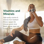 Standard Process Manganese B12 - Supports Bone & Connective Tissue Health - Hemoglobin Formation Support - Gluten-Free, Non-Dairy & Non-Soy - 90 Tablets (90 Servings)