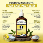 BAXYL Liquid Hyaluronic Acid Supplement for Joint Health, 3 Bottles of 6 Oz - Patented MHB3 Formula for Bone, Skin, Eye Health & to Restore Cartilage - Vegan, Gluten-Free, Non-GMO for Comfort