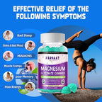 Magnesium Glycinate Gummies - Sugar Free Magnesium Potassium Supplement with Vitamin D, B6, CoQ10 for Calm Mood & Sleep Support - 60 Blueberry Chews