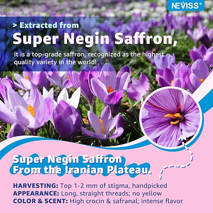Saffron +Magnesium Glycinate +Omega-3 - Calm Focus Gummies for Kids 4+, Saffron Extract Supplement with L-Theanine, Holy Basil, Rosemary, B6, D3 for Happy Mood, Cognition, ZZz, Sugar Free, 2 Pack