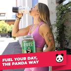 Underground Bio Labs Panda Fuel Premium Protein Whey,Hydrolyzed Collagen,Casein,Probiotics, Enzymes, Keto Friendly,Time Release, 25 Servings (2.5 Pound, Mint Chocolate Ice Cream)