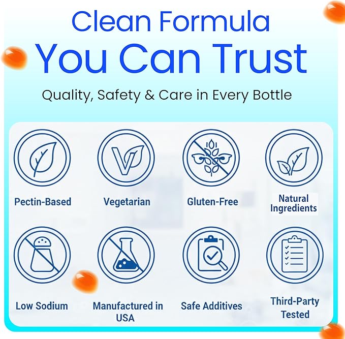 B.First Focus Gummies for Kids & Teens | Kids Focus and Attention Supplements with Omega 3 DHA – Memory Vitamins for Concentration, Mental Clarity & Cognitive Support-60ct