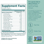 True Grace One Daily Probiotic - 60 Vegetarian Capsules - 90 Billion CFU - Gut, Digestive & Immune Health Support Blend with Prebiotic Fiber - Gluten & Soy Free - 60 Servings
