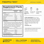 Optimum Nutrition Amino Energy Powder Plus Focus, with BCAA, Electrolytes, and Caffeine, Pineapple Twist, 30 Servings (Packaging May Vary)