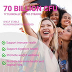 UpNourish Probiotics, Caviar Collagen with Prebiotics for Women's Digestive, Skin Radiance, and Feminine Health with Cranberry Extract & D-Mannose, 30 Fast-melt Packets