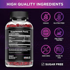 Effective Nutra Milk Thistle Gummies | Sugar-Free Milk Thistle Extract 1000mg for Liver Detox & Antioxidant Support | Vegan, Gluten-Free| 45-Day Supply, Natural Berry Flavor, Made in USA (90 Count)
