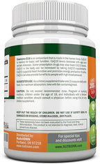CoQ10 200mg (Double Strength), 120 Capsules - High Absorption Coenzyme Q10 - Scientifically Proven Extra Strength CoQ10 Ubiquinone - 4 Month Supply
