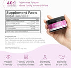 Premium Inositol Supplement - Myo-Inositol and D-Chiro Inositol Powder Plus Folate and Vitamin D - Ideal 40:1 Ratio - Hormone Balance & Healthy Ovarian Support for Women - Vitamin B8 - 30 Day Supply
