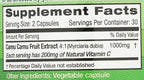 Emerald Labs Camu Camu - Plant-Sourced Vitamin C, Bioflavonoids, Amino Acids & B Vitamins - Gluten-Free, Vegan - 60 Vegetable Capsules (30-Day Supply)