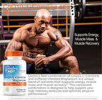 Doctor's Best CoQ10 L-Carnitine Magnesium Supplement - Energy & Exercise Support for Men & Women, Naturally Fermented Coenzyme Q10, Gluten Free, Soy Free, Vegan Formula - 90 Veg Caps