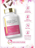 Carlyle Urinary Tract Health for Women | 120 Capsules | Relief for Women | with D-Mannose, Cranberry Complex & Probiotics | Non-GMO, Gluten Free