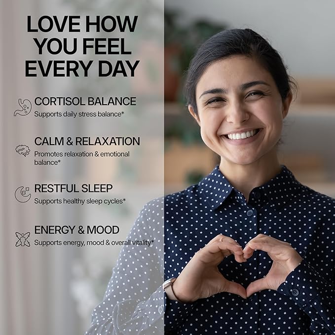 Magnesium Glycinate Stress & Cortisol Support Gummies | Calm Focus by Day, Deep Sleep by Night | 17-in-1 with KSM-66® Ashwagandha, L-Theanine & Lion’s Mane