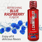 iSatori L-Carnitine LS3 1500, Triple-Blend Liquid L Carnitine Supplement, with Acetyl & Tartrate, Stimulant Free Energy, Low Calories, Sugar or Gluten, Keto-Friendly, Blue Raspberry (32 Servings)