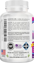 3-Month Multimineral Supplement 15-in-1 (Iron Free Formula) | Multi Minerals Complex | 90-Day Bulk Supply Multiminerals | 180 Tablets