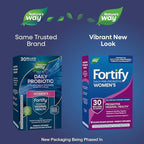 Nature’s Way Fortify Women’s Probiotic 30 Billion CFU, Daily Multi-Strain Probiotic for Digestive, Vaginal, and Immune Support*, Once-Daily Capsule, No Refrigeration Required, 30 Capsules