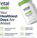 Hyperbiotics Vital Nutrients Pro Dental Probiotic | Clinically Studied BLIS K12 and M18 | Oral Probiotics for Bad Breath treatment for adults | Oral Health for teeth and gums | 45 Mint Tablets