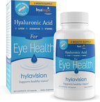 Hyalogic HylaVision Eye Vitamins – with Hyaluronic Acid, Clear Eyes with Lutein and Zeaxanthin Supplements for Eye Care Eye Health Support - 120 Capsules