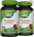 Nature's Way Adult Melatonin Gummies, Supports Restful Sleep*, Fall Asleep Faster*, Strawberry Flavored, 5 mg Melatonin Gummies per 2-Gummy Serving, 120 Count (Set of 2)