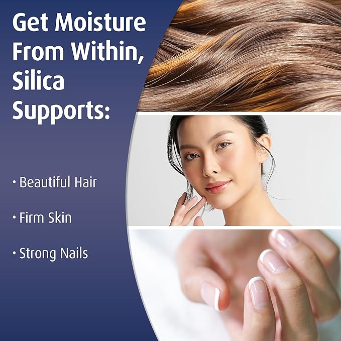Gel for Hair, Skin, Nails, and Connective Tissue, Pure Colloidal Silica Gel Formula, 17 fl oz/500 ml, Includes Sample of Iron Vital 10 ml