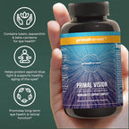 Primal Harvest Primal Vision with Lutein, Zeaxanthin, Vitamin A and Zinc for Eye Health, Blue Light Support and Visual Clarity