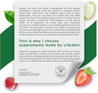 Lifeable Lions Mane Gummies for Kids | Great Tasting Lions Mane Mushroom Supplement | Vegan, Kosher, Non-GMO Kids Mushroom Gummies | Brain Support | 60 Count
