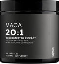 Toniiq Maca Root - Ultra High Potency 20:1 Extract - Black, Red and Yellow Maca Complex - Single Origin, Wildcrafted & Highly Concentrated - Third-Party Lab Tested - 90 Capsules