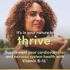 Nature's Bounty Vitamin B12 5000 mcg Sublingual Liquid,Cardiovascular Health & Cellular Energy Support,2 Fl Oz,(Pack of 3)