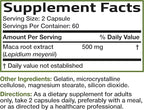 Bronson Maca Root Lepidium Meyenii Non-GMO, 120 Vegetarian Capsules