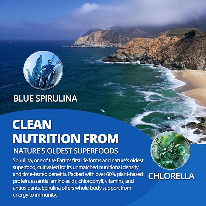 Liposomal Fisetin 200mg Liquid Gummies + Organic Blue Spirulina Gummies