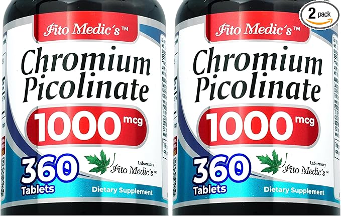 Lab | Chromium picolinate |360 tab | Chromium Supplements | Ultra high Absorption. (Pack of 2)