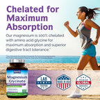 Innate Vitality Magnesium Glycinate 500mg | 70mg Elemental Magnesium Supplement - High Absorption, Non Buffered, Non-GMO & No Gluten - Vegan - Nerve Health - 240 Capsules (Pack of 1)