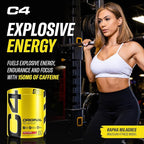C4 Original Pre Workout Powder Fruit Punch - Vitamin C for Immune Support - Sugar Free Preworkout Energy for Men & Women - 150mg Caffeine + Beta Alanine + Creatine - 60 Servings