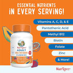 MaryRuth Organics Multivitamin for Women and Men | Sugar Free | Adult Multimineral Gummy with Vitamin C | D and E | B Vitamins | Biotin | Zinc | Vegan | Non-GMO | Gluten Free | 60 Count