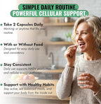 Benevolent Advanced NMN Supplement 1000mg (98% Purity) – 5-in-1 NMN Longevity Matrix with Zynamite® & PQQ for Increased NAD+ Levels, Cellular Energy, Cognitive & Healthy Aging – 60 Vegan Capsules