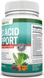 Uric Acid Flush - Herbal Uric Acid Cleanse Supplement - With Tart Cherry, Celery Seed Extract, Chanca Piedra, Devil’s Claw & Green Coffee Bean - Vegan - Supports Gallbladder and Kidney Health