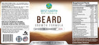 Best Earth Naturals Beard Growth Formula for Men Vitamins, Nutrients, Biotin, Saw Palmetto, and PABA for Facial Hair Growth 30 Count