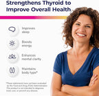 Iodine Plus - Kelp-Based Liquid Supplement Supports Thyroid - Boosts Energy, Improves Sleep, and Enhances Mental Clarity, 180 0.04% Iodine Servings