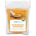 Healthworks Superfoods Turmeric Powder Organic - 32 Oz / 2 Lbs - Ground Raw Organic, Curcumin, Keto, Paleo, Vegan and Non-GMO