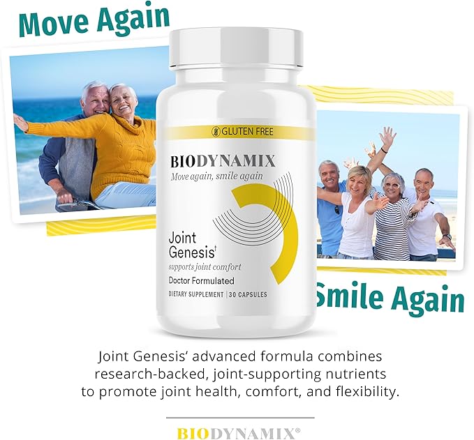 Joint Genesis, Joint Support Formula, Promotes Joint Function, Comfort, and Flexibility, 30-Day Supply, 3 Pack