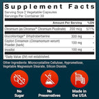 Force Factor Ultra Berberine Enhanced Absorption, with Ceylon Cinnamon, Dihydroberberine & Chromium, 5X Absorption, 2X Longer Lasting, Promote Lean Body Mass, 60 Vegetable Capsules