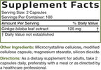 Bronson Ginkgo Biloba Extra Strength Supports Brain Function & Memory Support, 360 Vegetarian Capsules