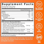 Force Factor Better Turmeric Maximum Joint Support, 1075mg Curcumin with Ginger to Support Mobility, Flexibility & Comfort, More Convenient Than Turmeric Gummies, Fruit Punch, 120 Soft Chews, 2-Pack
