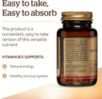 Solgar Methylcobalamin (Vitamin B12) 5000 mcg, 60 Nuggets - Cherry Flavor - Supports Energy Metabolism - Body-Ready, Active Form - Non-GMO, Vegan, Gluten Free - 60 Servings