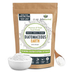 Fossil Shell Flour Powder for Detoxification, Digestive Health, and Natural Wellness - Organic and Silica Rich Mineral Supplement. 250g